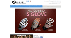 Desktop Screenshot of bionic-glove.co.uk